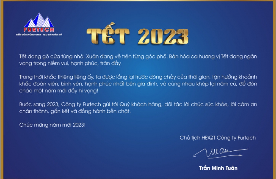 CHÚC MỪNG NĂM MỚI XUÂN QUÝ MÃO 2023